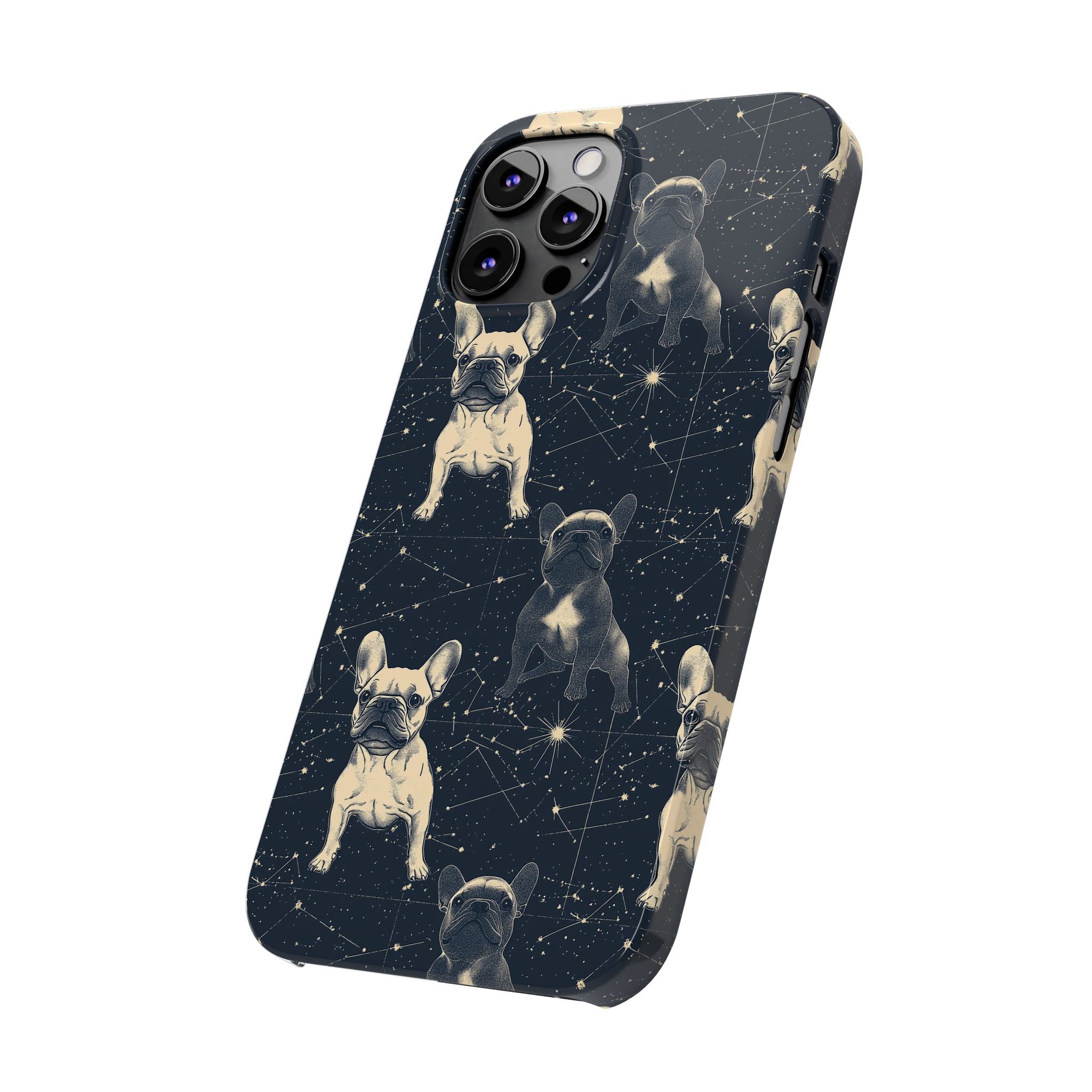 Frenchie Celestial Soar Slim Phone Cases