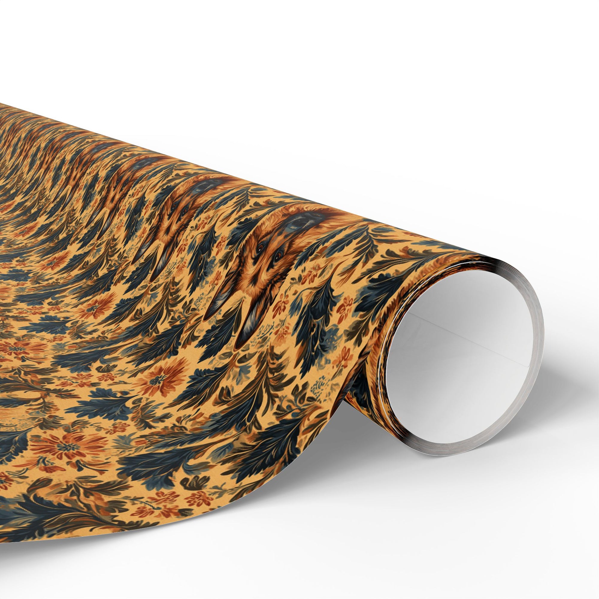 Autumnal German Shepherd Glamour Wrapping Paper