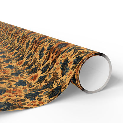 Autumnal German Shepherd Glamour Wrapping Paper