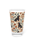 Blossoming Dachshunds Delight Pint Glass