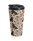 Blossoming Dachshunds Delight Stainless Steel Travel Mug