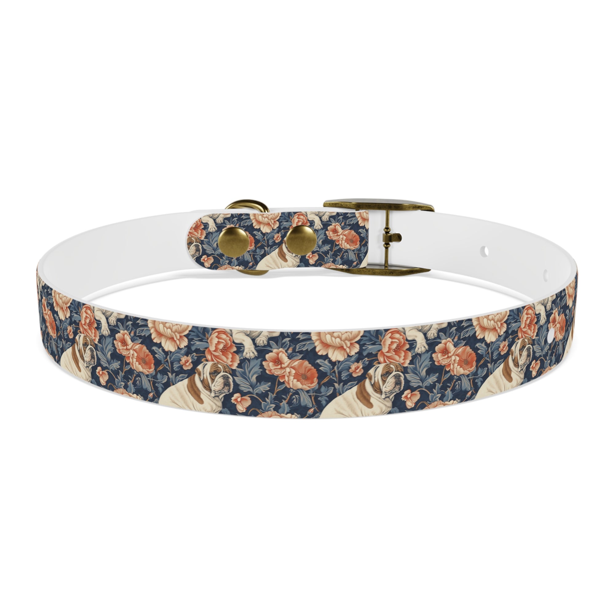 Blooming Bulldog Beauty Dog Collar