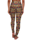 Yorkie Charm Twins High Waisted Yoga Leggings