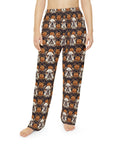 Bloomingly Bulldogistic Bouquet Women's Pajama Pants