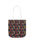 Chic Canine Checkmate - Frenchie Edition Canvas Tote Bag