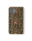 Labrador Lush Pooch Tapestry Flip Cases