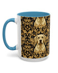 Royal Pawsitivity Labs Accent Coffee Mug