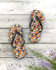 Bloom Pup Frenchietastic Splatter Flip Flops