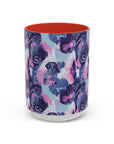 Funky Geometric Boxerista Accent Coffee Mug