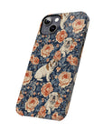 Blooming Bulldog Beauty Slim Phone Cases