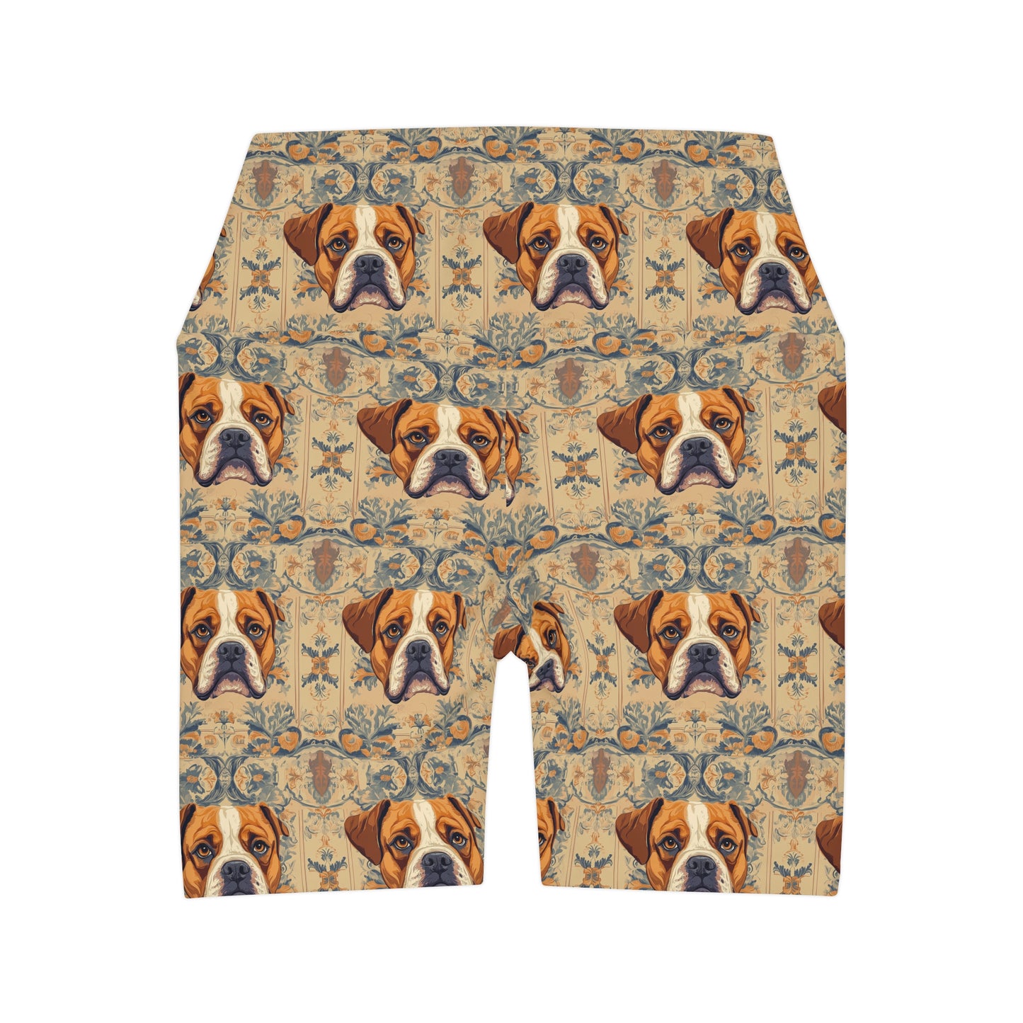 Bowtie Boxer Bliss High Waisted Yoga Shorts