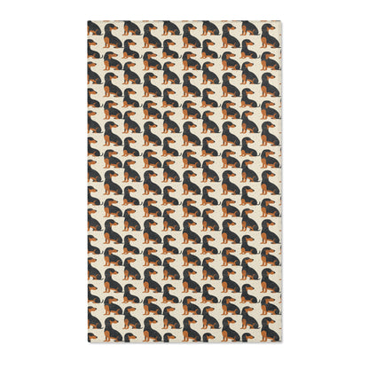 Dachshund Delight - Modern Area Rug