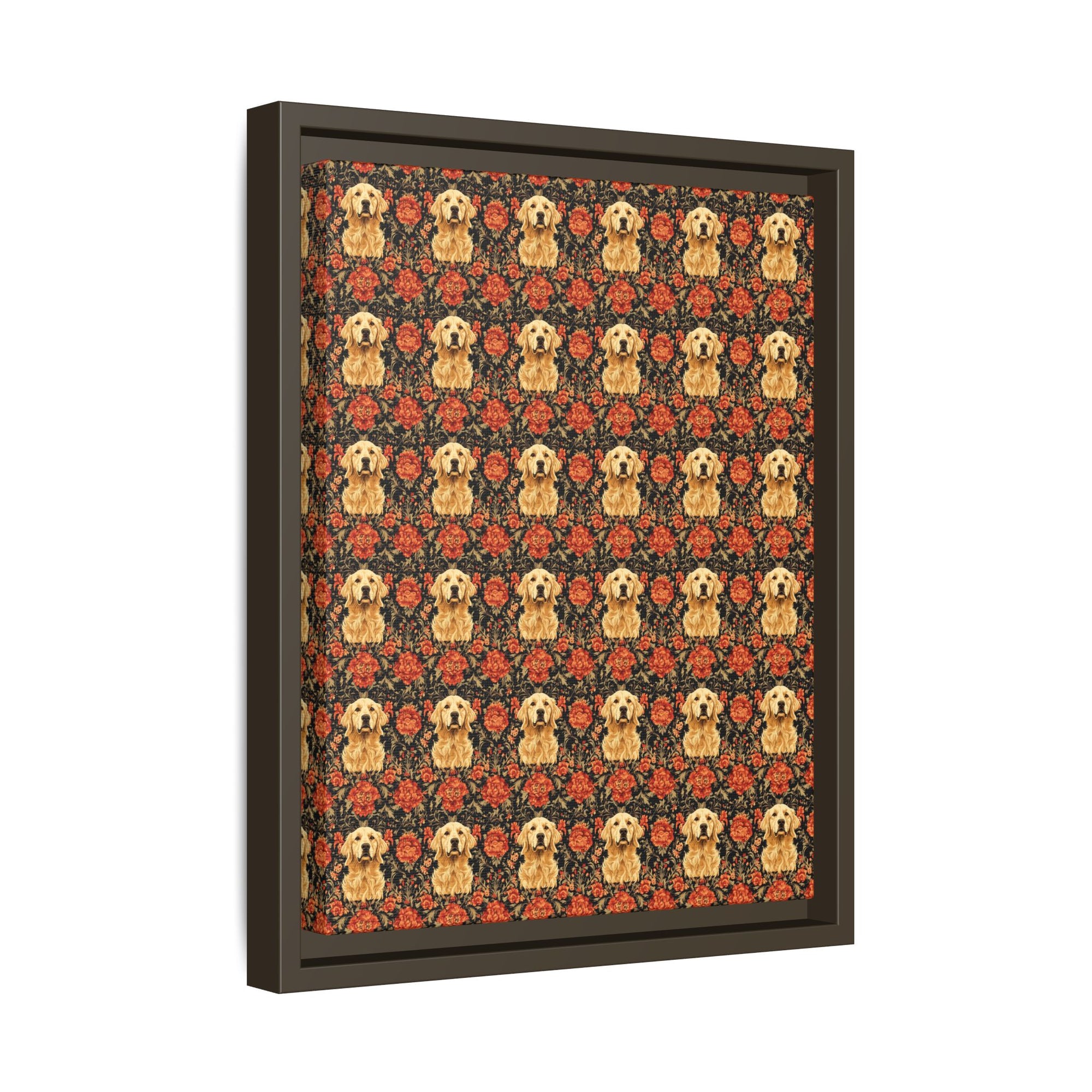 Golden Pawsatronic Tapestry Matte Canvas, Framed