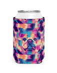 Dazzling Bulldog Chic Can Cooler Sleeve