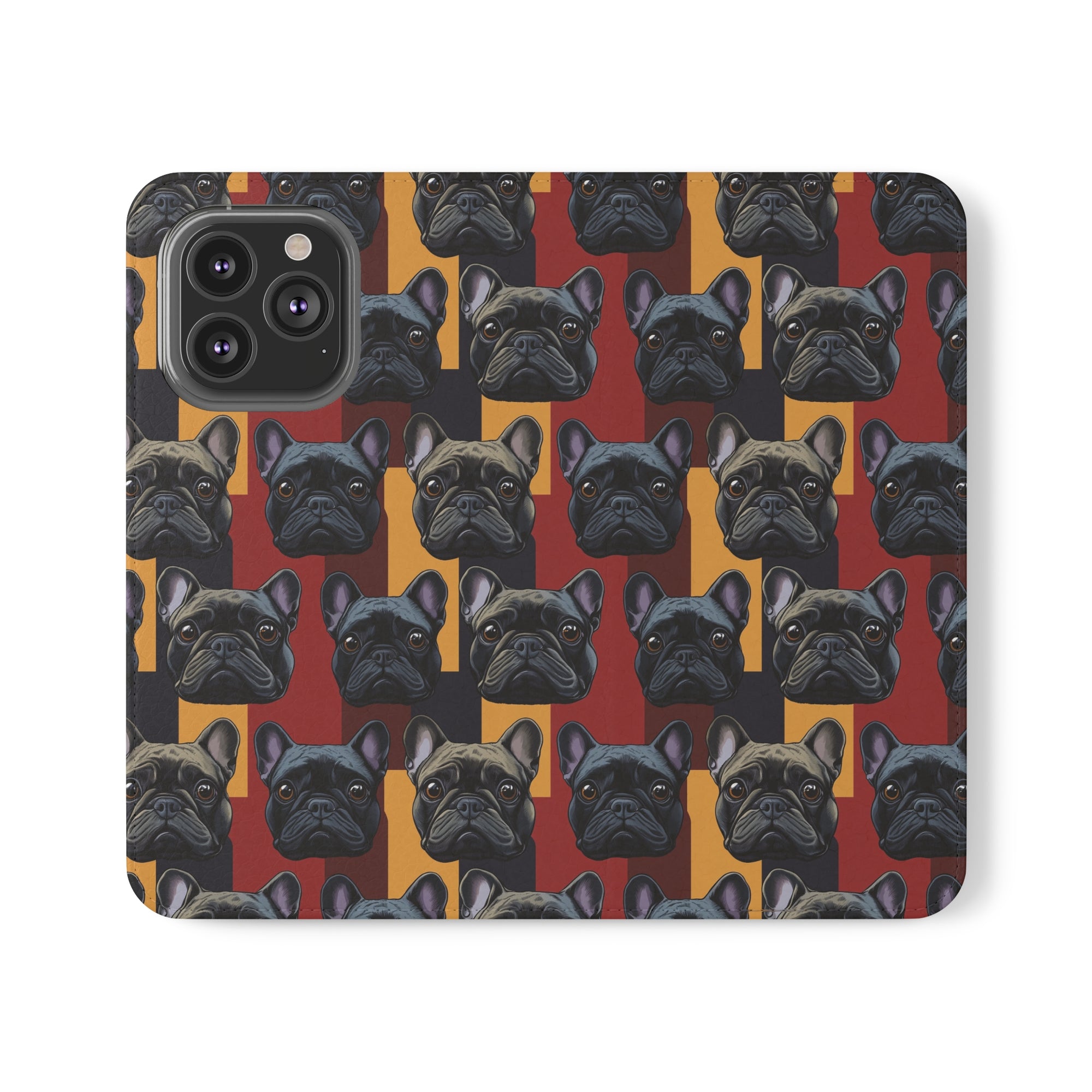 Chic Canine Checkmate - Frenchie Edition Flip Cases