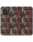 Chic Canine Checkmate - Frenchie Edition Flip Cases