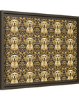 Royal Pawsitivity Labs Matte Canvas, Framed