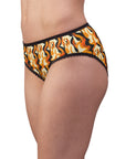 Golden Woof Abstract Glamour Women's Briefs