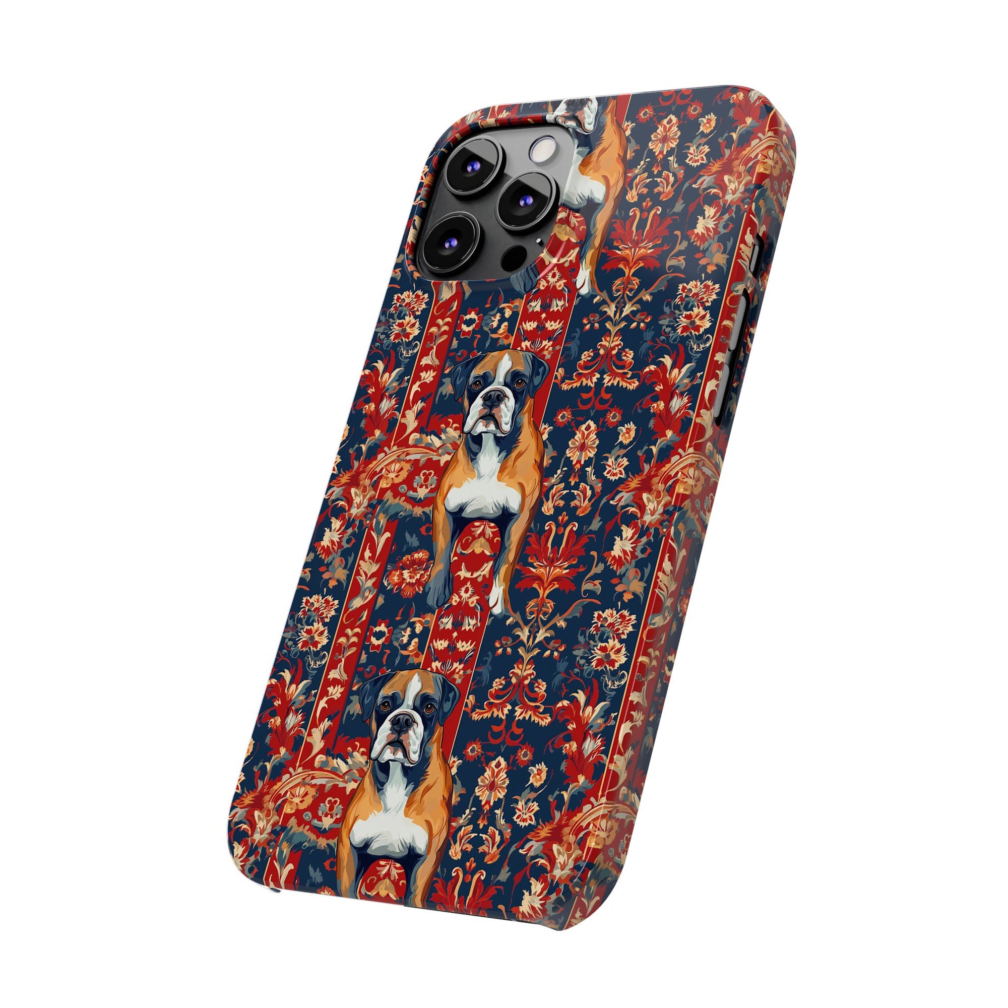 Boxer Blossom Tapestry Delight Slim Phone Cases