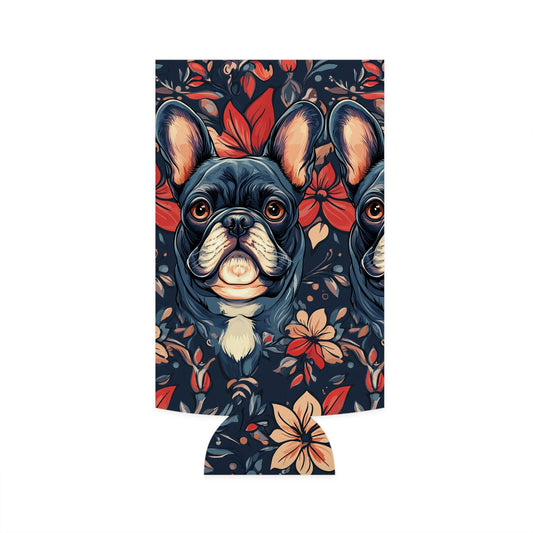 Gothic Rose Bulldog Noir Enchantment Slim Can Cooler