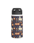 Bulldog Blossom Bonanza Stainless Steel Water Bottle