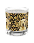 Royal Pawsitivity Labs Rocks Glass