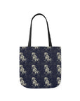 Celestial Boxer Bliss Canvas Tote Bag