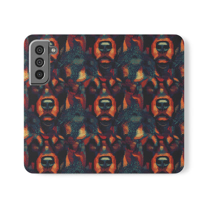 Rustic Rottie Charm Flip Cases