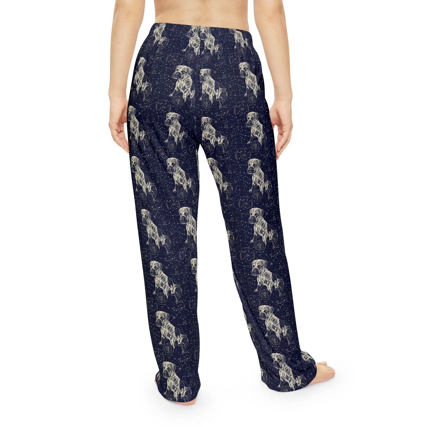 Celestial Boxer Bliss Women's Pajama Pants