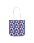 Funky Geometric Boxerista Canvas Tote Bag