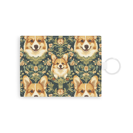 Corgi Charmz Leather Card Holder