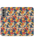 Bloom Pup Frenchietastic Splatter Flip Cases