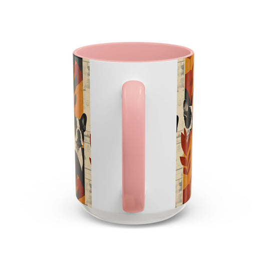 Chic Frenchie Charm Accent Coffee Mug