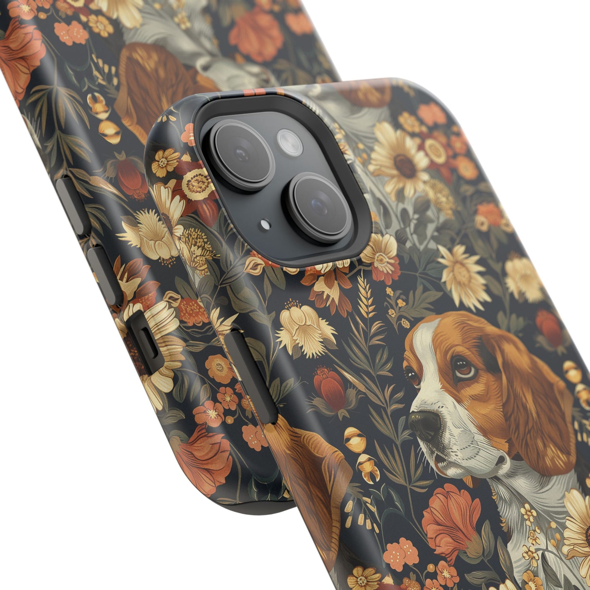 Beagle Blossoms Magnetic Tough Cases