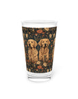 Fanciful Golden Paradise Blossom Pint Glass