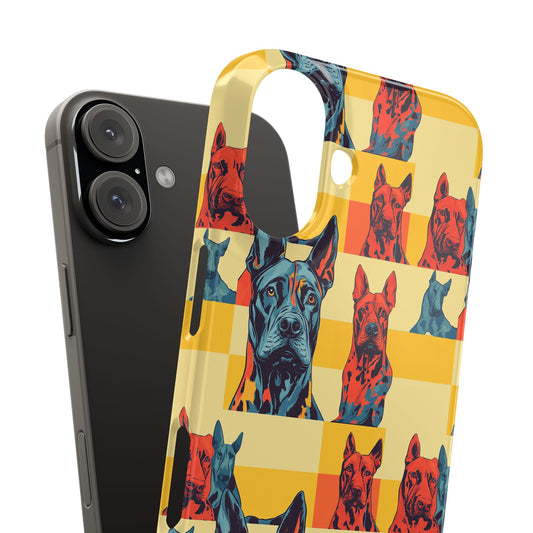 Dane-tastic Marvelous Mutt Mode Slim Phone Cases