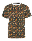 Dazzling Dachsund Blossoms & Foliage Unisex Tee