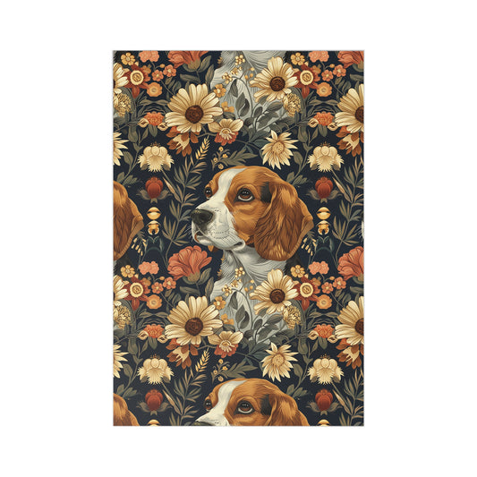 Beagle Blossoms Postcards