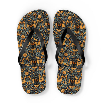 Ruffle Rottie Glamourific Flip Flops