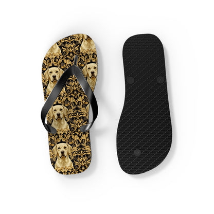 Royal Pawsitivity Labs Flip Flops