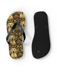 Royal Pawsitivity Labs Flip Flops