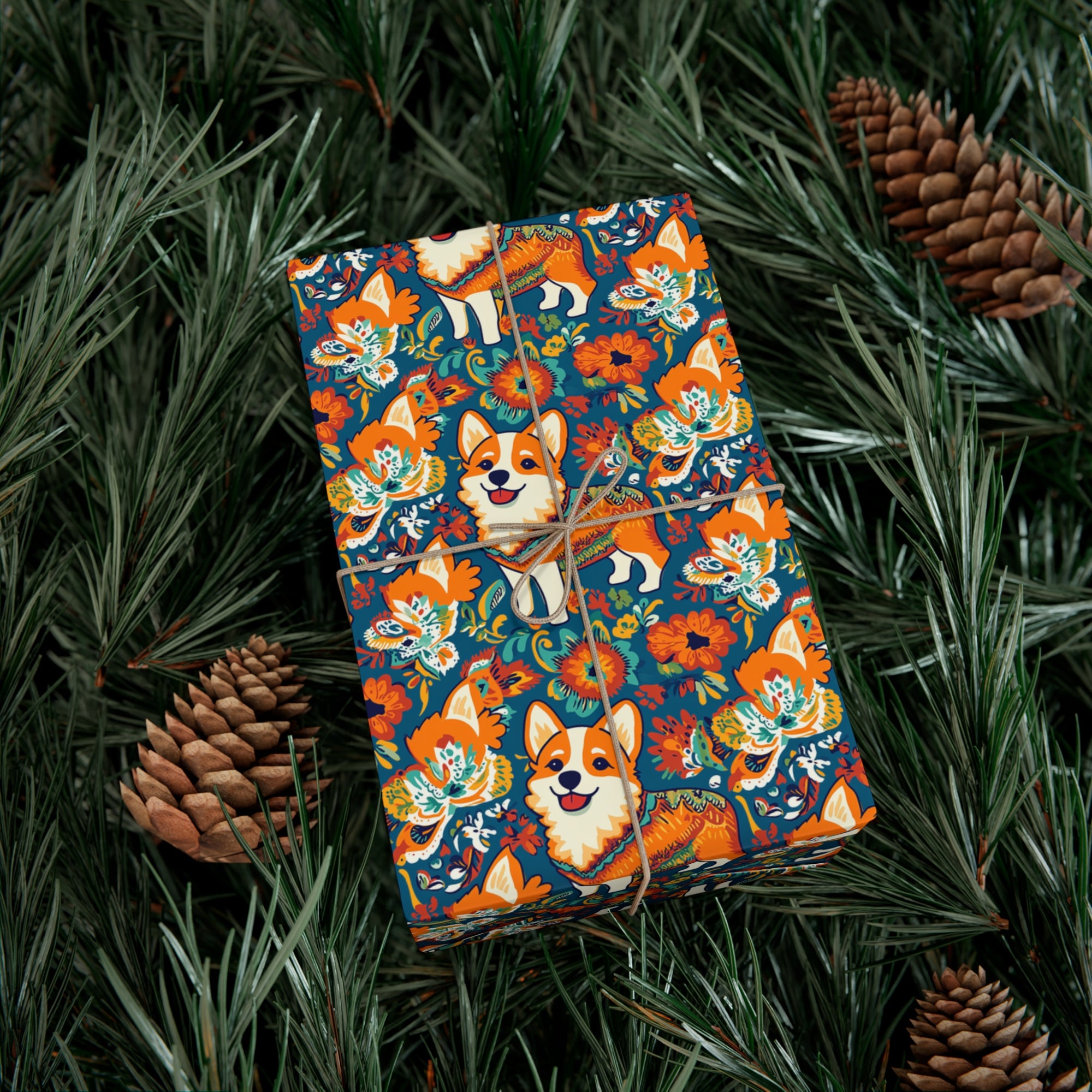 Corgi Carnival Couture Gift Wrap Papers