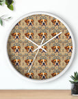 Bowtie Boxer Bliss Wall Clock