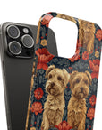 Yorkie Charm Twins Slim Phone Cases