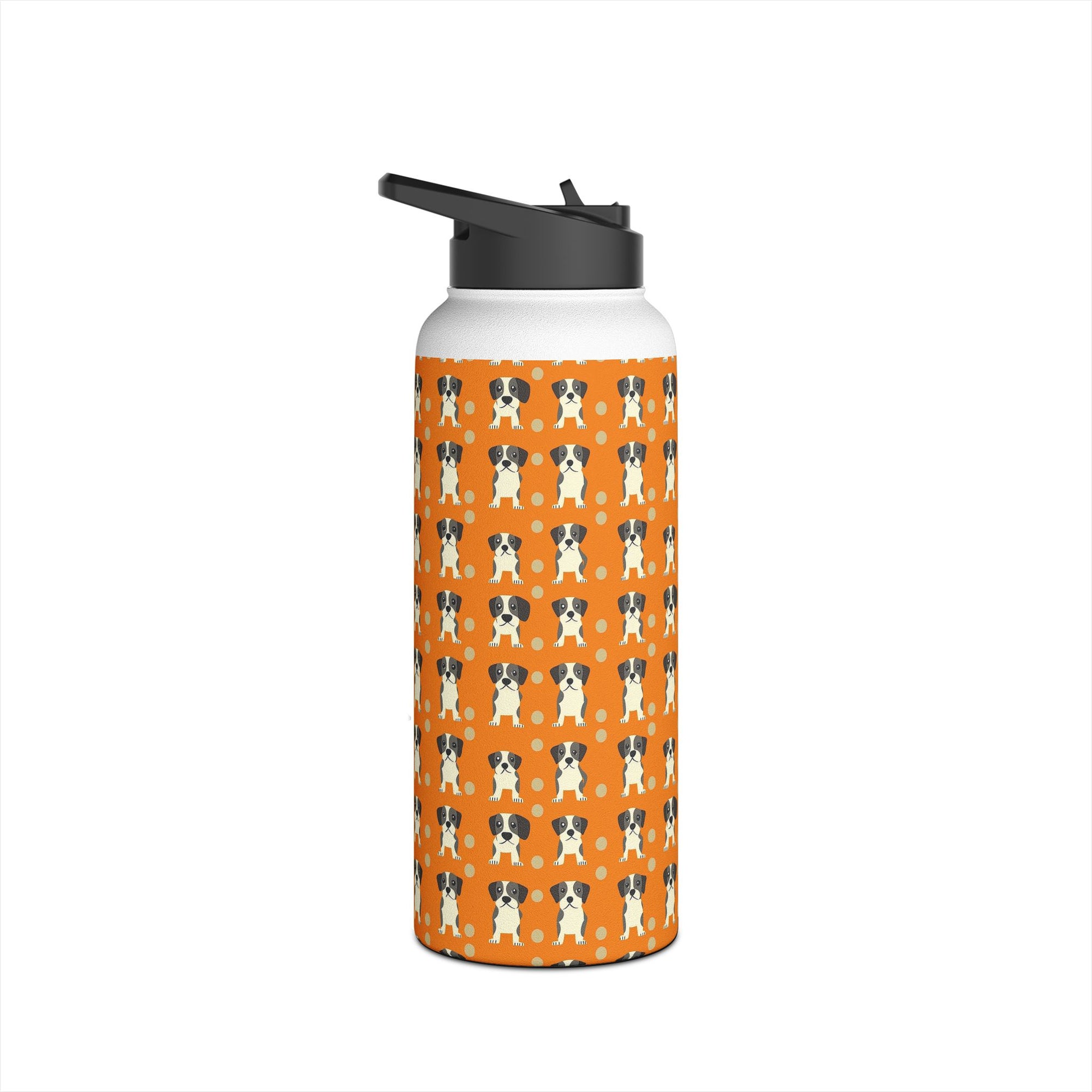 Boxer Blissful Chic Canine Stainless Steel Water Bottle