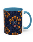 Royal Rottweiler Regalia Accent Coffee Mug