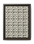 Puggie Pout Perfection Matte Canvas, Framed