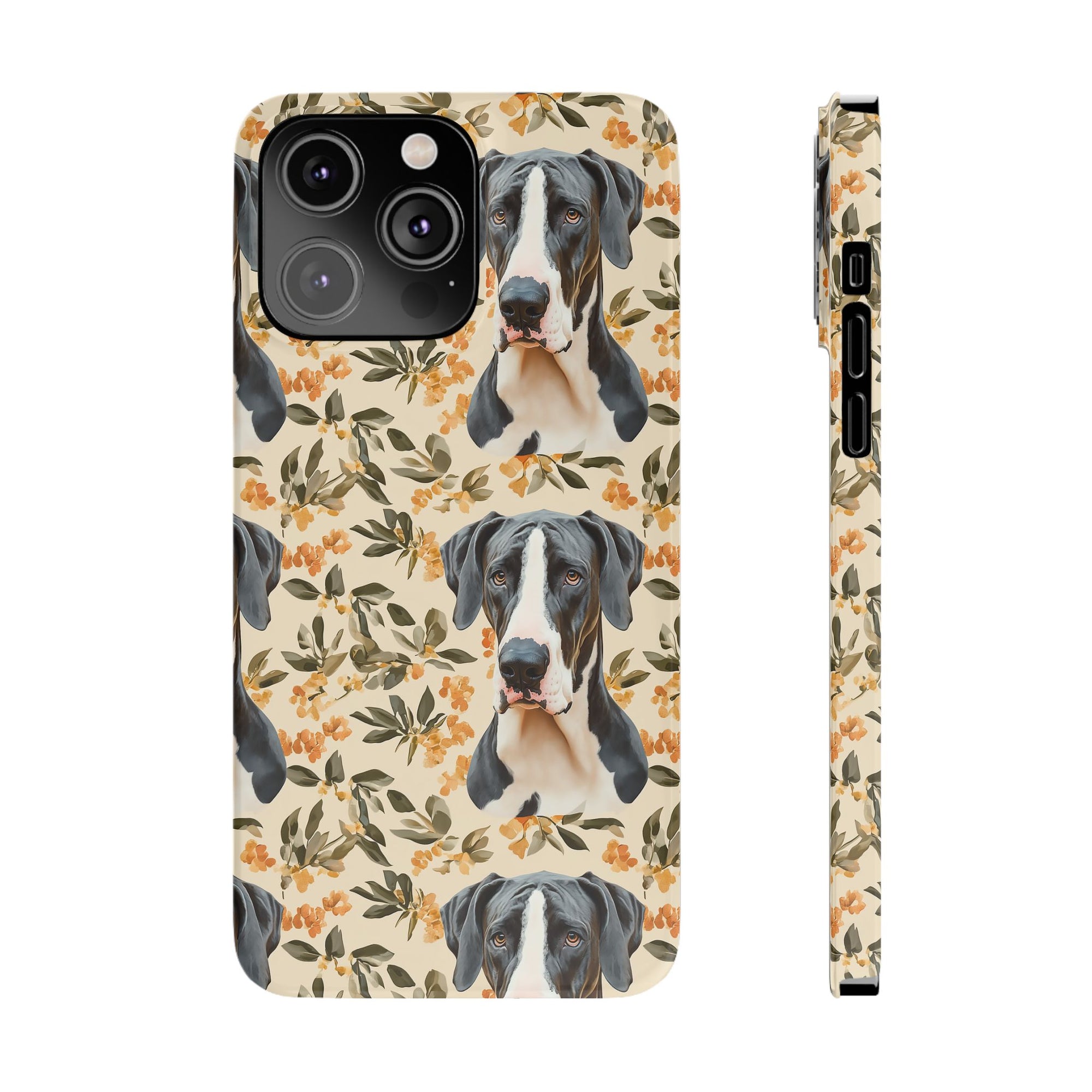 Majestic Great Dane Meadow Slim Phone Cases