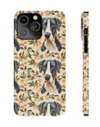 Majestic Great Dane Meadow Slim Phone Cases