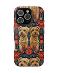 Yorkie Charm Twins Magnetic Tough Cases